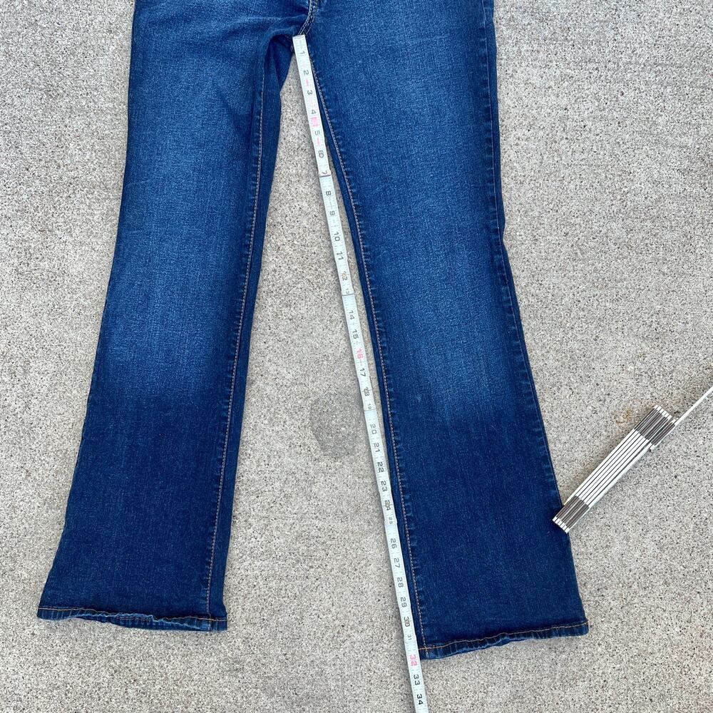 Y2K 2000s Baby Phat Low Rise Flared Jeans Dark Wash | Size 29 x 32 | - Picture 4 of 8